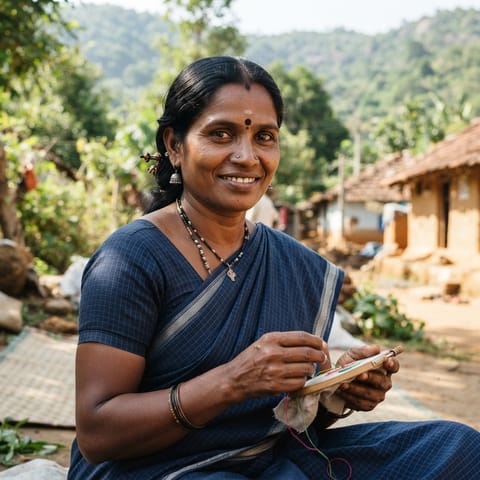 AI-generated illustration representing the Mala Kuravan people