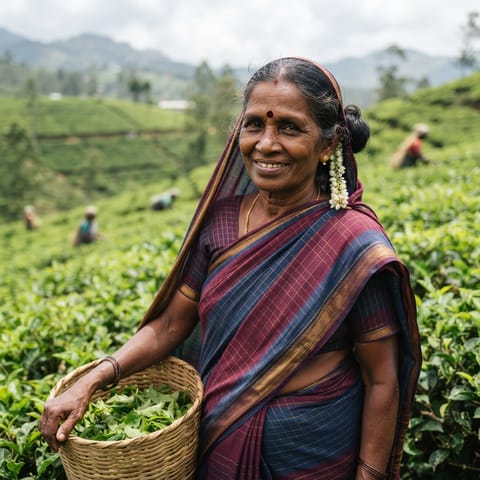 AI-generated illustration representing the Indian Tamils people