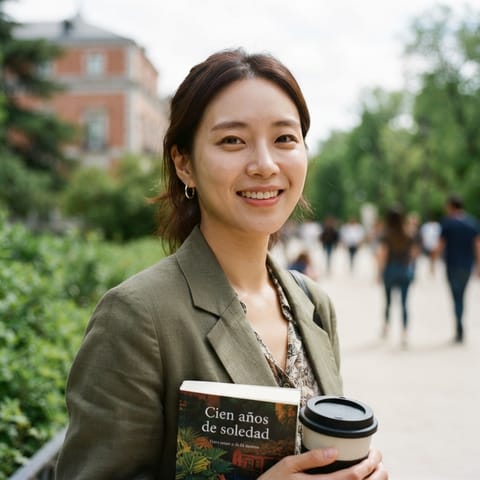 رسم توضيحي مُولَّد بالذكاء الاصطناعي يمثّل شعب Koreans