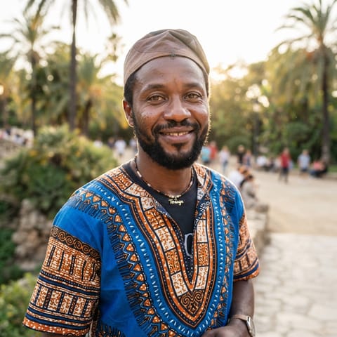 AI-generated illustration representing the Senegalese people