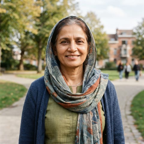 AI-generated illustration representing the Punjabis people