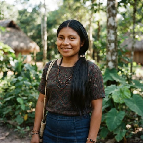 AI-generated illustration representing the Chiripa people