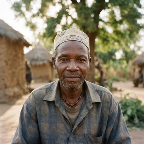 AI-generated illustration representing the Gabere people