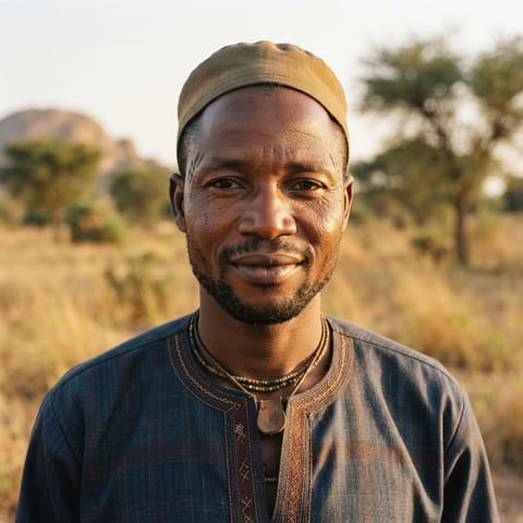 AI-generated illustration representing the Karbo people