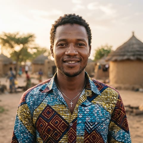 AI-generated illustration representing the Marba people