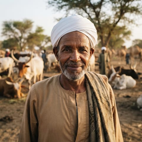AI-generated illustration representing the Fezara people
