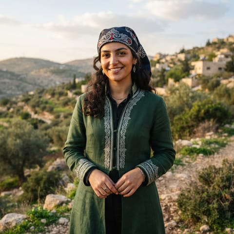 AI-generated illustration representing the Circassians people