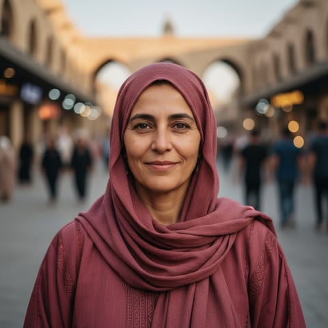 AI-generated illustration representing the Sirtican Bedouins people