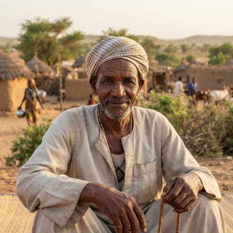 AI-generated illustration representing the Dubasiyin people