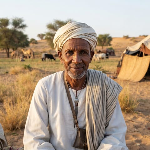 AI-generated illustration representing the Kerarish people