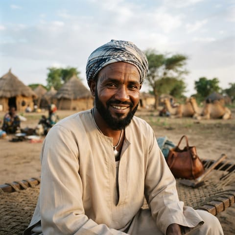 AI-generated illustration representing the Yazeed people