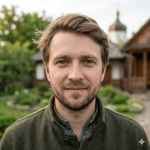 AI-generated illustration representing the Ukrainians people