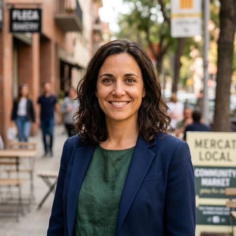 AI-generated illustration representing the Catalonians people
