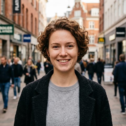 AI-generated illustration representing the Danes people