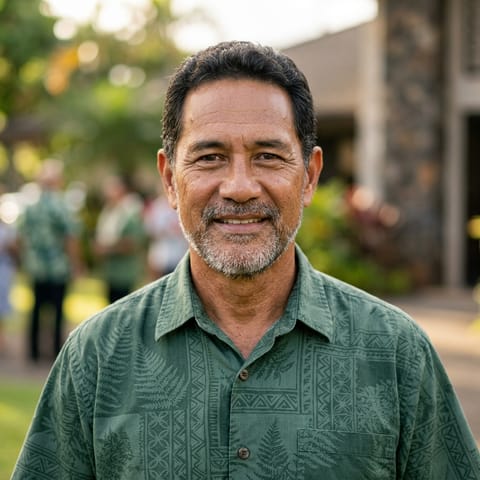 AI-generated illustration representing the Hawaiians people