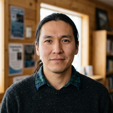 Illustration générée par IA représentant le peuple Koyukon