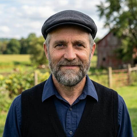 AI-generated illustration representing the Mennonites people