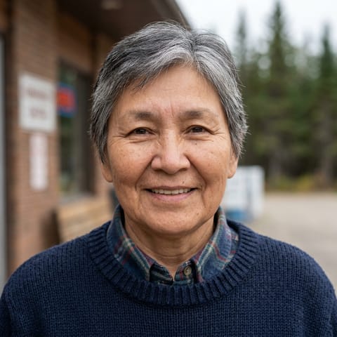 رسم توضيحي مُولَّد بالذكاء الاصطناعي يمثّل شعب Moose Cree