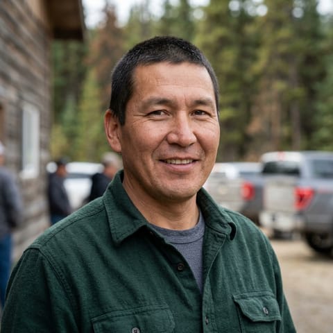 Illustration générée par IA représentant le peuple Tsilhqot'in