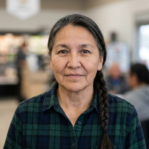 AI-generated illustration representing the Northwestern Ojibwa people