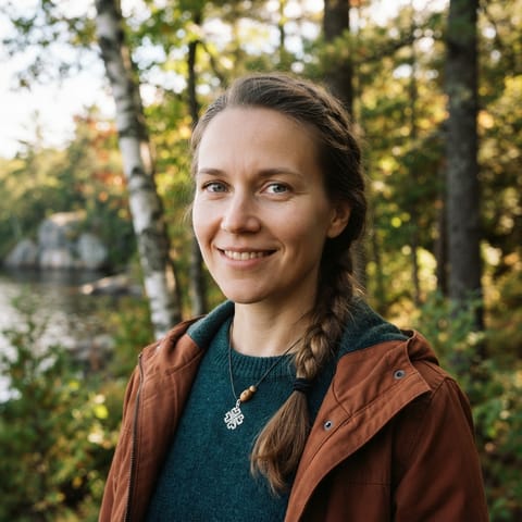 AI-generated illustration representing the Estonians people