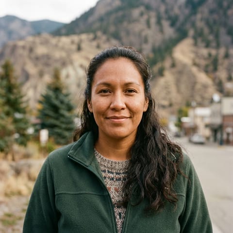 Illustration générée par IA représentant le peuple Lillooet