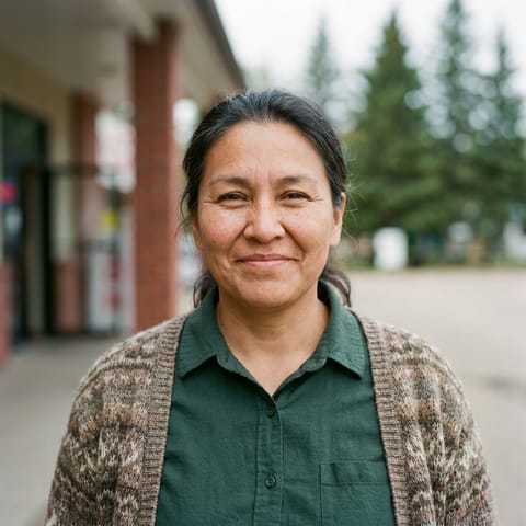 رسم توضيحي مُولَّد بالذكاء الاصطناعي يمثّل شعب Chippewa (Western Ojibwa)