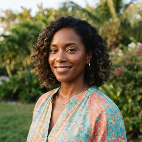 AI-generated illustration representing the Bahamians people