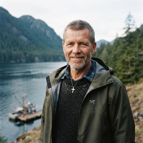 AI-generated illustration representing the Norwegians people