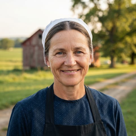 AI-generated illustration representing the Pennsylvania Dutch people