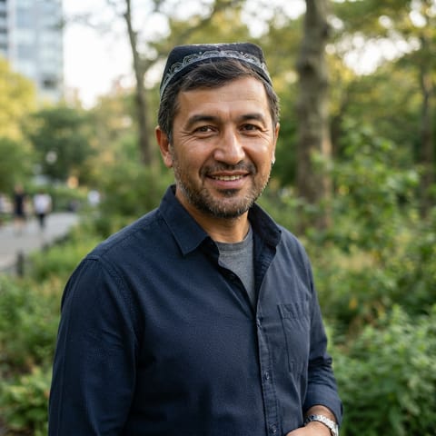 AI-generated illustration representing the Uzbeks people