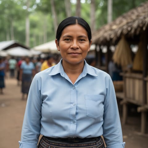 AI-generated illustration representing the Arutani people