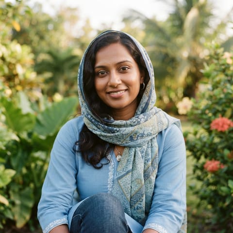 AI-generated illustration representing the East Indian Muslims people
