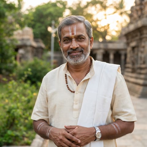 AI-generated illustration representing the Brahmin (Telugu) people