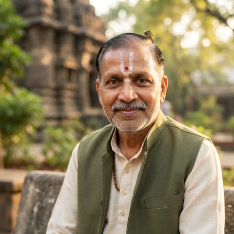 AI-generated illustration representing the Brahmin (Marathi) people