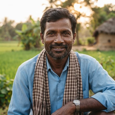 AI-generated illustration representing the Chamar (Odia) people