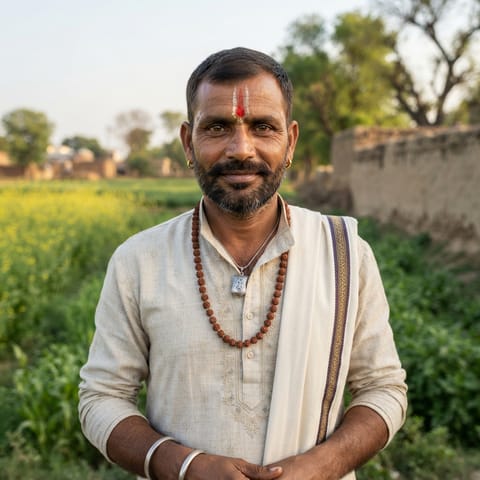 AI-generated illustration representing the Rajput (Awadhi) people