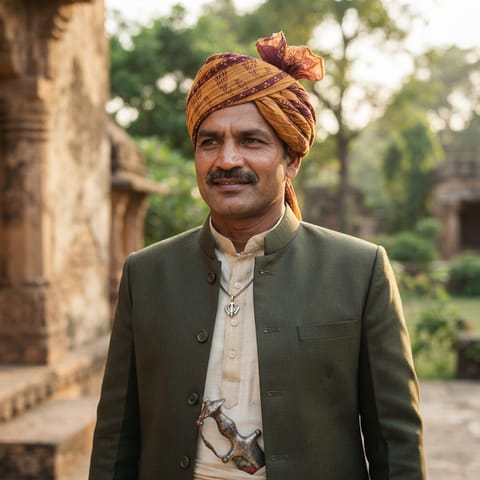 AI-generated illustration representing the Rajput (Odia) people