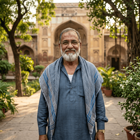 AI-generated illustration representing the Shaikh (Urdu) people