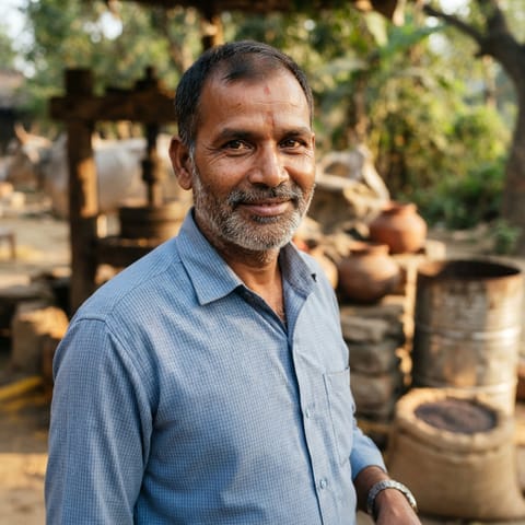 AI-generated illustration representing the Teli (Hindi) people
