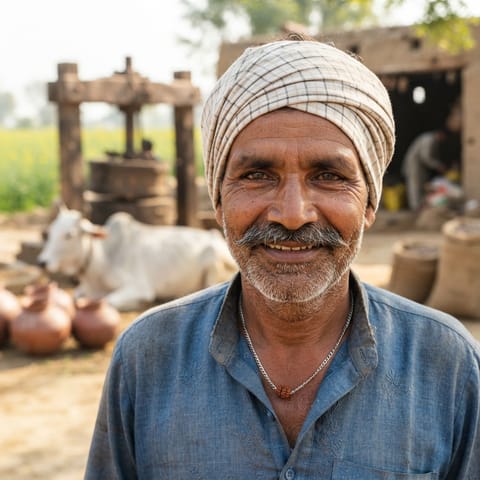 AI-generated illustration representing the Teli (Haryanvi) people
