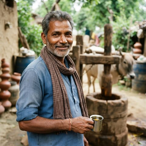 AI-generated illustration representing the Teli (Awadhi) people