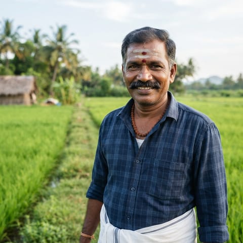 AI-generated illustration representing the Vanniyar (Tamil) people