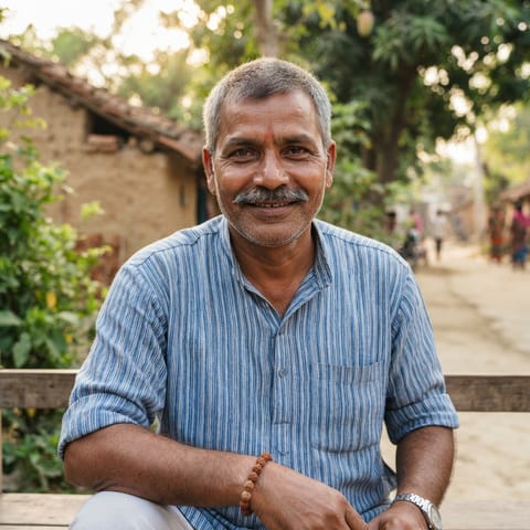 AI-generated illustration representing the Nai (Bhojpuri) people