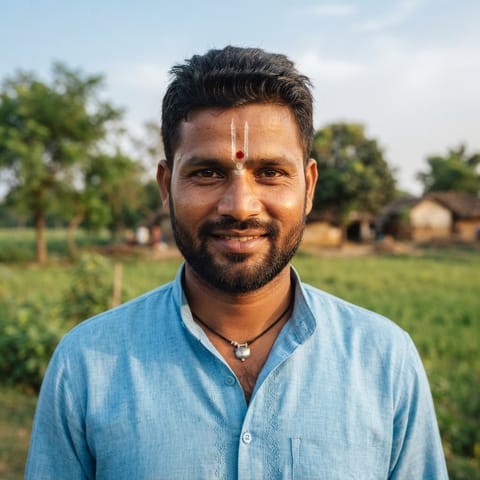AI-generated illustration representing the Yadava (Bhojpuri) people