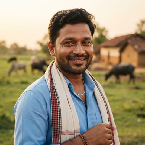AI-generated illustration representing the Yadava (Odia) people
