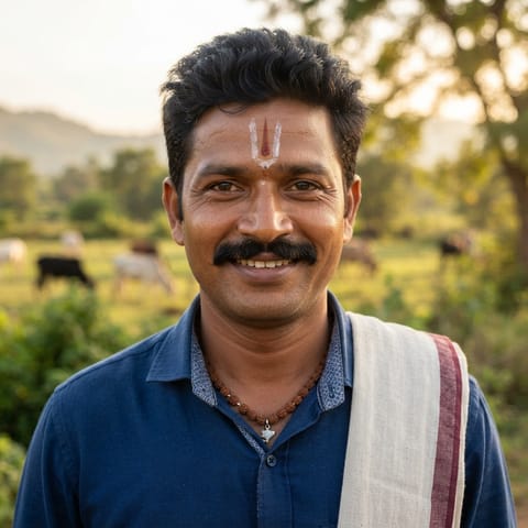 AI-generated illustration representing the Yadava (Kannada) people