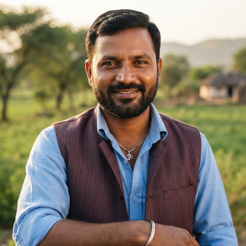 Illustration générée par IA représentant le peuple Yadava (Gujarati)