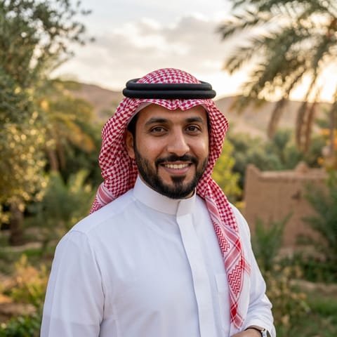 AI-generated illustration representing the Saudi Arabs people