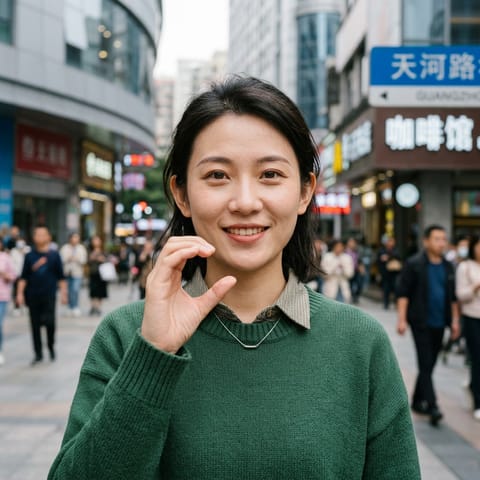 AI-generated illustration representing the Deaf Chinese people
